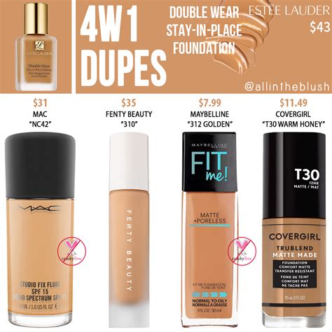 estee lauder double wear dupe.